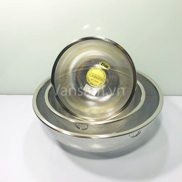 Rổ Inox 304 SX tại Việt Nam (21-24-30cm) - Công ty cổ phần Vân Sam