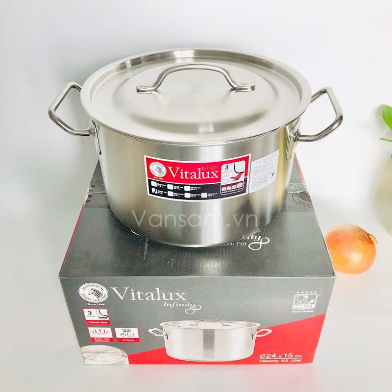 nồi inox 304 Zebra 24cm