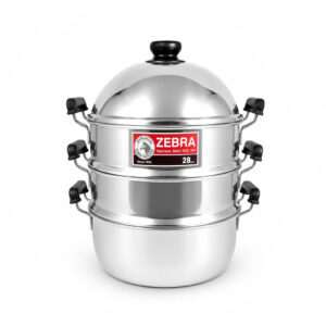 Bộ nồi xửng hấp 3 tầng inox 304 Zebra 28cm