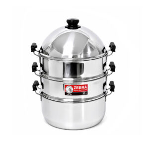 Bộ xửng hấp 3 tầng Zebra 32cm - Sản xuất tại Thái Lan