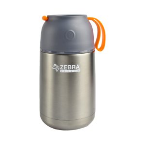 Camen giữ nhiệt inox 304 Zebra Thái Lan 650ml màu xám