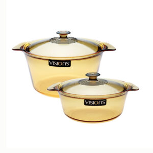Bộ 2 nồi thuỷ tinh Visions Flair VSF-25 sản xuất tại Pháp