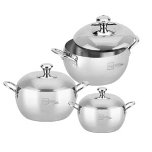 Bộ 3 nồi táo inox 304 Fivestar Plus FPB3006