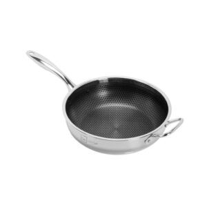 Chảo 3 lớp inox 304 chống dính Fivestar Blackcube 32cm